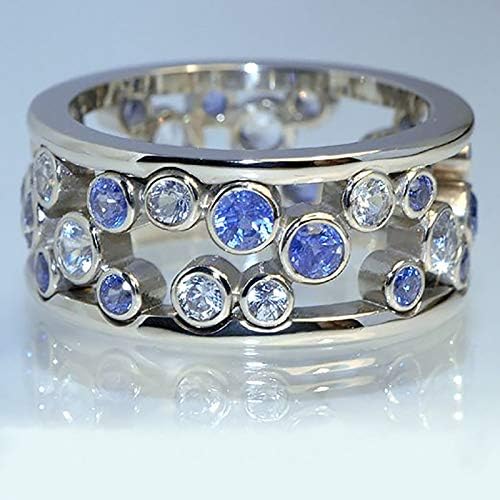 A nők Ígéret Gyűrű Luxus Szimulált Gyémánt jegygyűrűt a Férfiak Javaslat Eljegyzési Gyűrű Réz Gyűrű, Ékszerek, Ajándékok