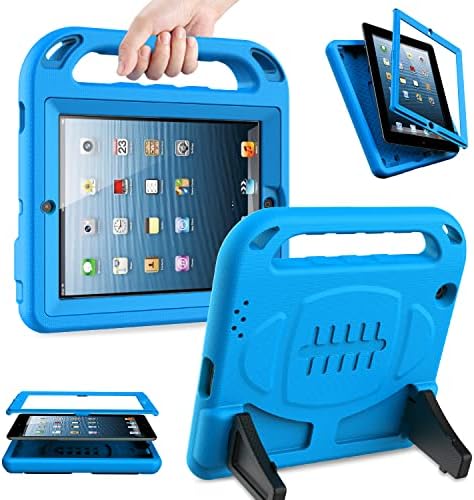 AVAWO iPad 2 3 4 Generációs Gyerekek Esetében（Régi Modell）- Beépített képernyővédő fólia, Ütésálló Kezelni Állni a Gyerekek