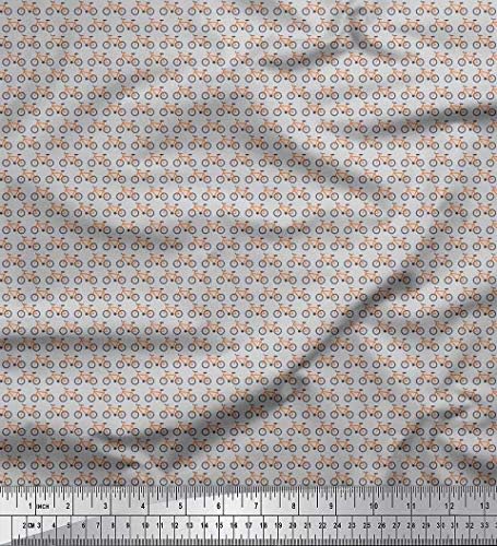 Soimoi Pamut Cambric Szövet Kerékpár Shirting Nyomtatási Anyag által Udvaron, 56 cm Széles