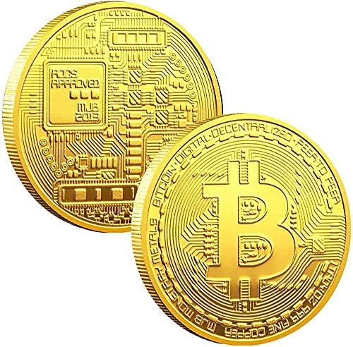A Bitcoin Érme Védelem Gyűjtemény Ajándék | Blokklánc titkosított Valuta | Eredeti Emlékérme | Chase Érme | Bitcoin