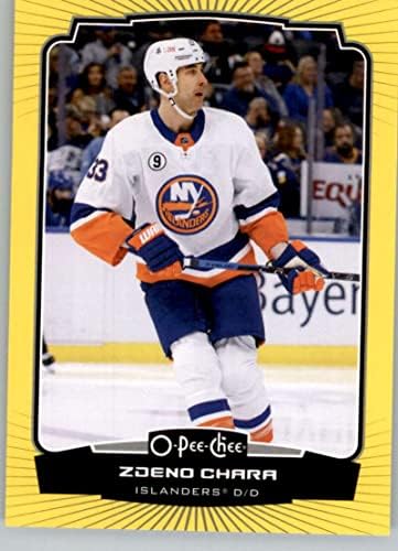2022-23 O-Pee-Chee Sárga Határ 465 Zdeno Chara New York Islanders NHL Jégkorong Trading Card