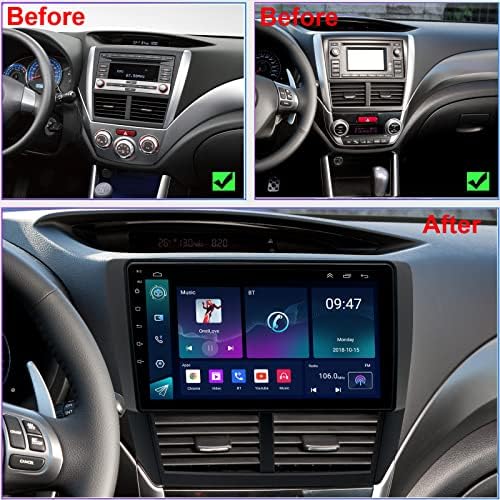 a Subaru Rádió Frissítés,Erdész 2009-2013,Impreza 2008-2014,WRX 2008-2014,Android Sztereó Navigáció Csere,9inch érintőképernyő,hangvezérlés,Vezeték