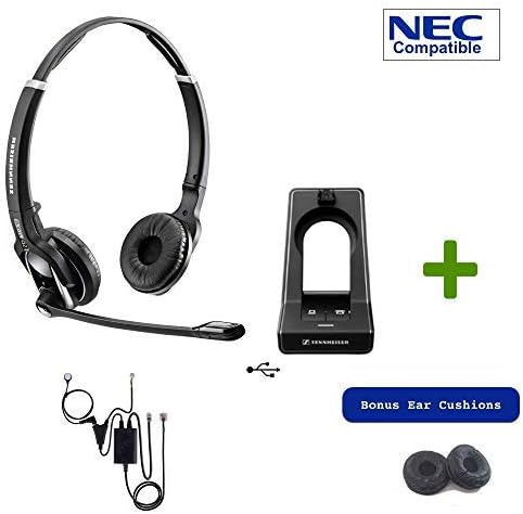 Sennheiser SD PRO2 - Deskphone Vezeték nélküli Fülhallgató NEC EHS Adapter - Kompatibilis Telefonok: Digitális NEC Telefonok