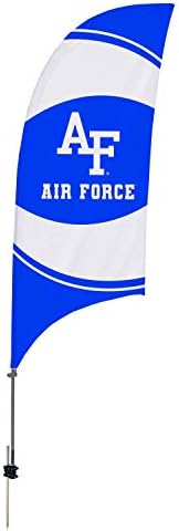 Győzelem Hadtest 810028USAF-003 Air Force Falcons 7.5 ft. Borotva Toll Zászló Spike Alap