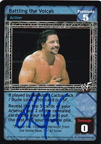 Al Hó Aláírt 2002 Képekhez WWF Nyers Üzlet SummerSlam Kártya 32 WWE Küzd - Dedikált Birkózás Kártyák