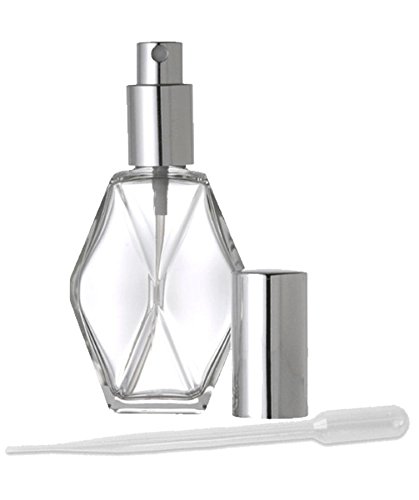 Grand Parfums 1 Oz Gyémánt Stílus Parfüm Porlasztó Üres Újratölthető Palackot az Aromaterápiás Üveg Parfüm - 30ml 30