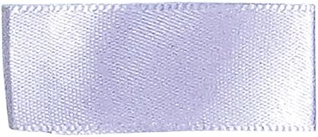 Lila Szalag, Kétoldalas Fény Szatén Szalag, RL180118, 0,7 col (18 mm) x 98.4 láb (30 m) Tekercs, 927