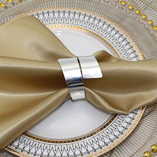 LHLLHL Szalvéta Gyűrű Készlet Modern Kerek Szalvéta tartó Gyűrűk Ünnep a Karácsony Esküvői Asztal Dekorációk