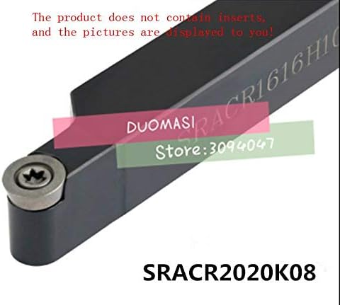 FINCOS SRACR2020K08 20 * 20 mm-es Fém Eszterga Szerszámok Eszterga Gép CNC Esztergálás Eszközök Külső Fordult szerszámtartó