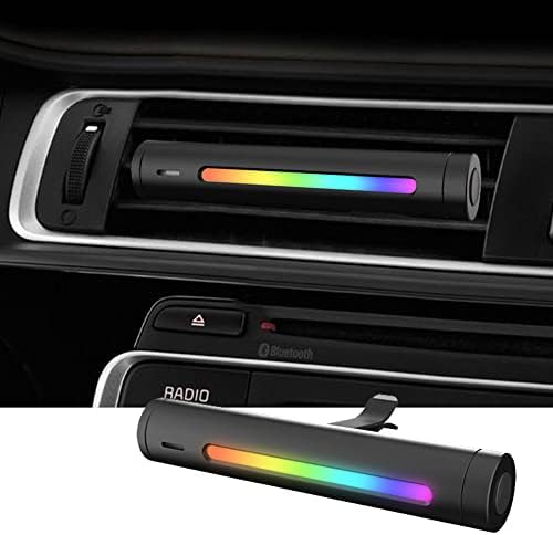 DURASIKO Autó Környezeti Fény, BE/Ki Gomb,Autó Belső LED Fény Multicolors,Hang Funkció Aktív,c típus-USB Kábel,Szellőző