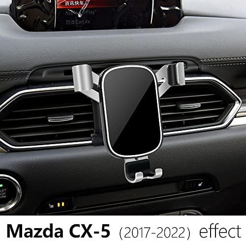 musttrue LUNQIN Autós Telefon tartó 2017-2023 Mazda CX-5 CX5 Auto Tartozékok Navigáció Tartó lakberendezés Mobil Tükör-Hegy