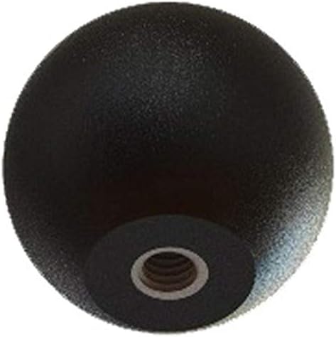 Innovatív Alkatrészek AN6C-B221 1.25 Labda gomb 3/8-16 acél, cink, helyezze fekete pp (Csomag 10)