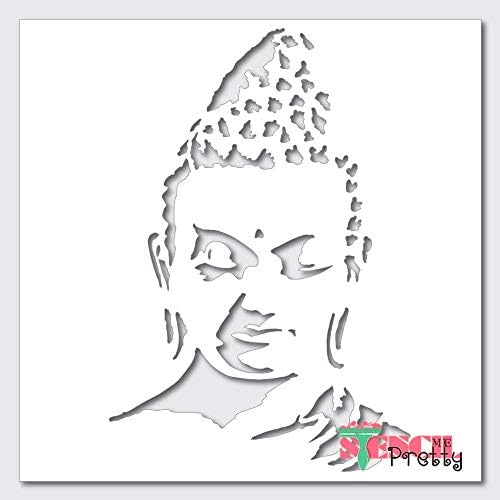 Gautama Buddha DIY Dekoratív Stencil Legjobb Vinil Nagy Stencil Festés, Fa, Vászon, Fal, stb.-Gyűjtőcsomagolás (L, XL,