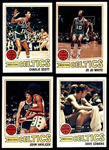 1977-78 Topps Boston Celtics Csapatát Meghatározott Boston Celtics (Set) EX-Celtic