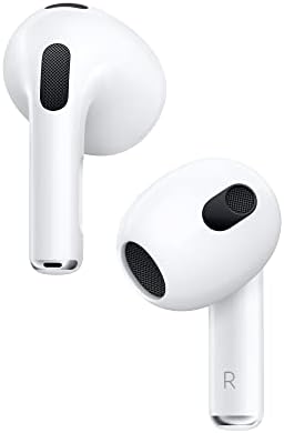 Az Apple AirPods (3rd Generation), Vezeték nélküli Fülhallgató, a MagSafe Töltő Esetben. Térbeli Audio, Verejték, Vízálló,