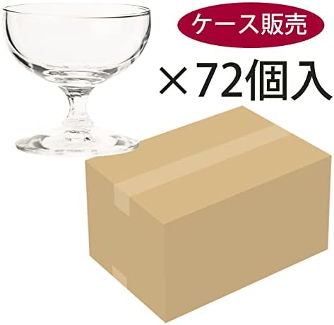 東洋佐々木ガラス Toyo Sasaki Üveg 32067 Új Sarkantyú Sorbet, Japánban Készült, Mosogatógépben mosható, Kb. φ3.0 x 2.8 cm (7.6