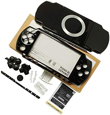 OSTENT Kiváló Minőségű Teljes Ház Shell tárolótokját alkatrész Csere Sony PSP-2000 Fekete Szín