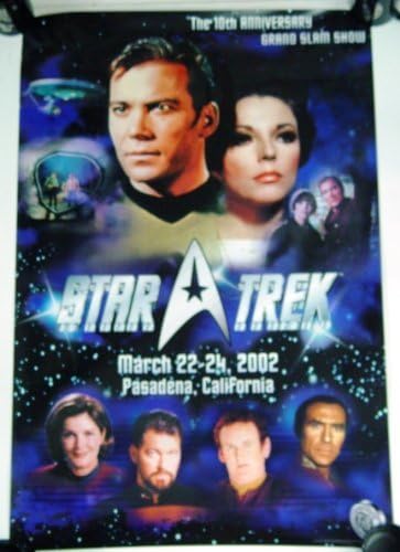 A Star Trek Grand Slam-2002 10 Anniversry Poszter William Shatner Joan Collins Jonathan Frakes Ricardo Montalban Kate