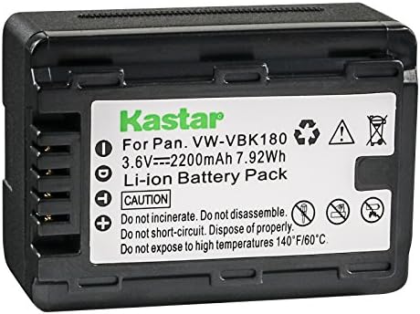 Kastar Akkumulátor Panasonic VW-VBL090, VW-VBK180, VW-VBK180E, VW-VBK360, valamint SDR-T70, SDR-S70, HDC-SD40, HDC-SD60,
