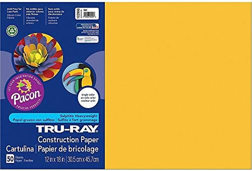 Tru-Ray® Építési Papír, 50% - ban Újrahasznosított, 12 x 18, Lila, Csomag 50
