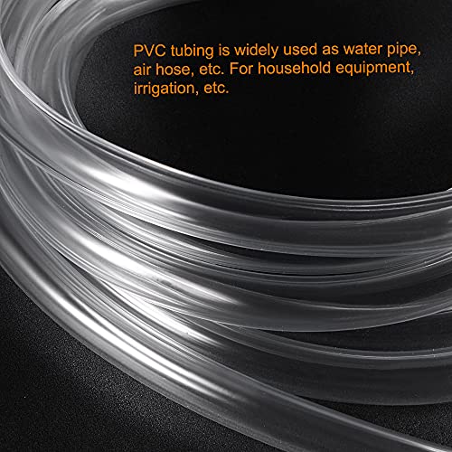 MECCANIXITY PVC Átlátszó Tömlő Pvc Cső 3/32 ID 1/8 OD 10ft Rugalmas, Könnyű a Cső Víz,Levegő Cső