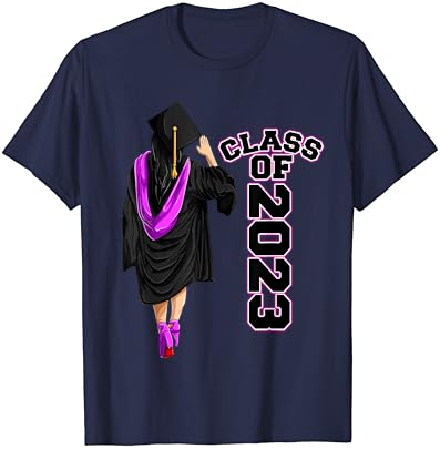 A Nők Osztály 2023 Vezető Diplomás Ingek, Érettségi Girls T-Shirt