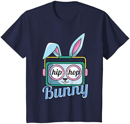 Hip-Hop Nyuszi Kisgyermek Húsvéti aranyos Rádió design Póló