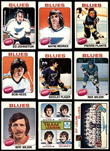 1975-76 O-Pee-Chee St. Louis Blues Közelében Csapat készen áll a St. Louis Blues (Set) VG+ Blues