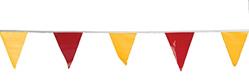 Cortina OSHA Jóváhagyott Zászló Zászlók - a Használja a Tető Figyelmeztető Vonal Kerület 03-407-105, Felváltva Piros/Sárga,