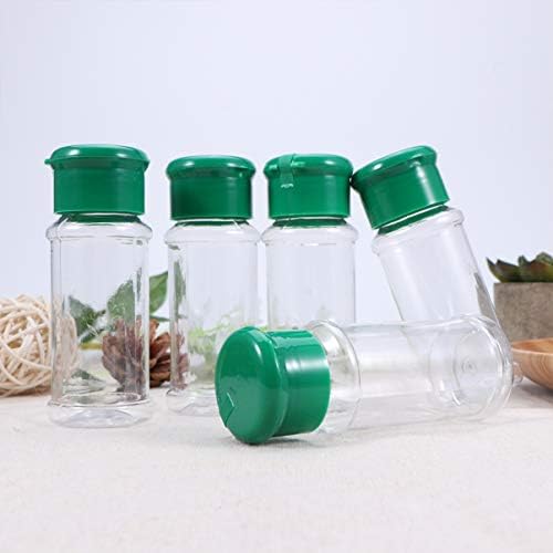 25PCS Sűrűsödik Műanyag Fűszer Jar Fűszerezés Üveg, Grill Fűszer Jar Olajtartó Üveg Tartály, Fűszer Üveg Shakers tartó