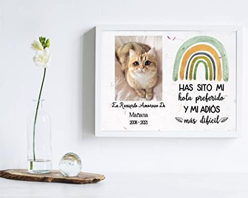 FAYOCO Személyre szabott Kutya Emlékmű Ajándék Képkeret | Pet-Emlékmű Ajándék Képkeret | Háziállat Szimpátia Ajándék