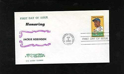 Jackie Robinson Első Nap Kérdése Tiszteletére Fekete Örökség Sorozat Levél Boríték Cooperstown Bélyegző Brooklyn Dodgers