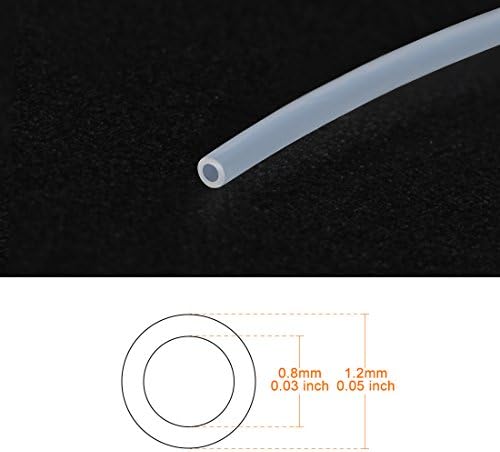uxcell PTFE Csövek 0,8 mm-es ID-x 1.2 mm OD x 6.6 ft PTFE Cső a PLA ABS 3D Nyomtató