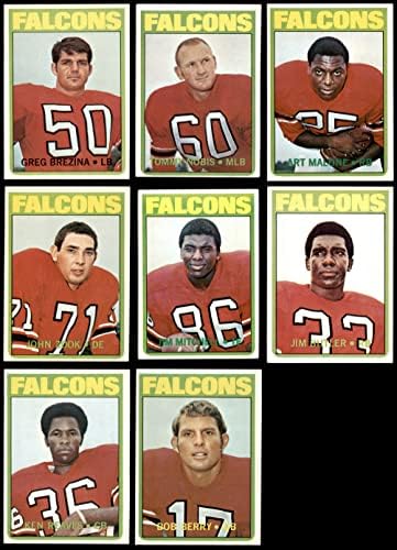 1972 Topps Atlanta Falcons Csapata Meghatározott Atlanta Falcons (Set) EX/MT Sólymok