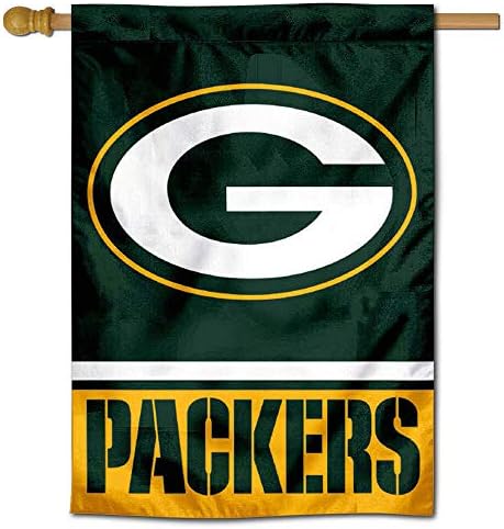 A Green Bay Packers Kétoldalas Ház Zászló