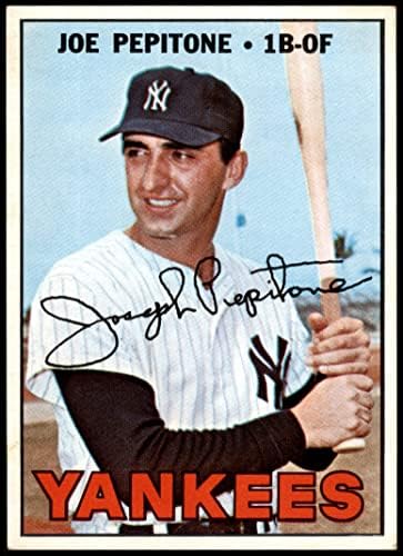 1967 Topps 340 Joe Pepitone New York Yankees (Baseball Kártya) EX+ Yankees