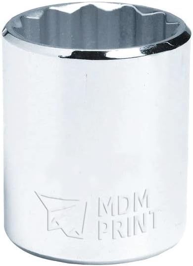 MDMprint 3/8 a Drive-ban, 26mm 12 pt Metrikus Aljzat, 12 Pont