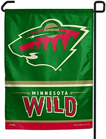 NHL-Minnesota Wild 12 x 18 Kert Stílusát 2 Kétoldalas Zászló, a Csapat Színe, Egy Méret