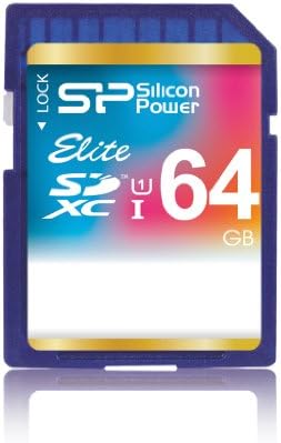 Silicon Power Elite SP064GBSDXAU1V10 SDXC Kártya, 64 GB Class 10, UHS-1 Kompatibilis, Max olvasási Sebesség 85 MB/s,