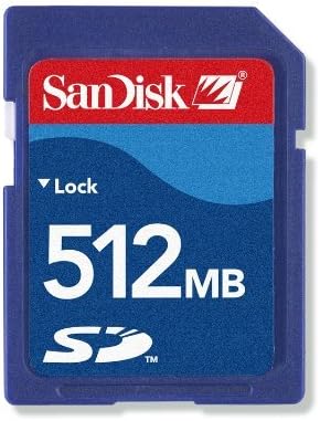 SanDisk SD - Flash Memória Kártya 512 MB - SD
