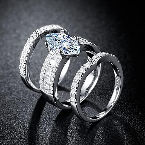 2023 Új Gyűrű, Ékszerek, Intarziás Ajándék, Három-az-egyben Levehető Női Luxus Strassz Gyűrű 3 Tagú Gyűrűk Nyuszi Gyűrű