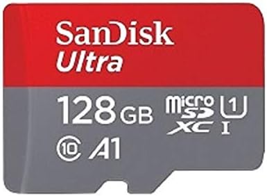 128GB SanDisk Ultra Micro SDXC Memória Kártya Csomag Működik a Samsung Galaxy A7 (2018), A8+ (2018), A9 (2018) mobiltelefon