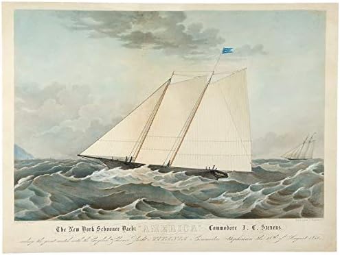A New York-i Vitorlás Yacht azAmerika Commodore J. C. Stevens, a vitorlázás, a nagy meccs, a magyar Vitorlás Yacht Titania