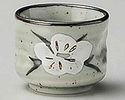 Mashiko Szilva 2inch Készlet 5 Kedvéért Csésze Szürke porcelán Japánban Készült