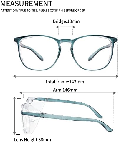 Alsenor Biztonsági Szemüveg Anti-Köd Védőszemüveg Védő Szemüveg Kék Fény Blokkoló Anti Por UV Védelem Szemüveg Férfiak