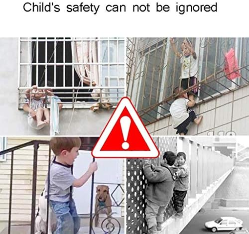 Yuwuxin Biztonsági Kötél Nettó Háztartási Színű Dekoratív nettó Anti-Őszi Biztonsági háló a Lépcső Erkély gyermekvédelmi,