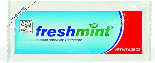 Freshmint® 250 Csomag 0.28 oz. Egyszeri Díj Anticavity Fluoridos Fogkrémmel Csomag (ADA Elfogadott)