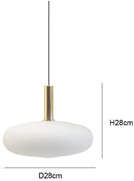 H XD GLOBÁLIS E27 Modern Minimalista Kreatív Medál Fény, Tejszerű, Fehér Üveg Csillár, Étkező Medál Lámpa, Hálószoba