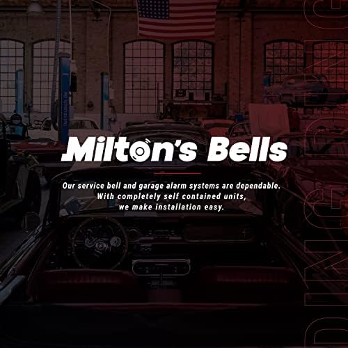 Milton Harangok Piros Eredeti Felhajtón Bell Készlet 50' Jel Tömlő Drive-Thru, Lakossági vagy Ipari Felhajtón Riasztásokat