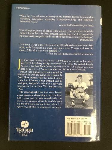 Jim Kaat Dedikált Könyvet Még Dobó HCB NY Yankees Baseball Autogramot SZÖVETSÉG HOF - MLB Dedikált Egyéb Tételek